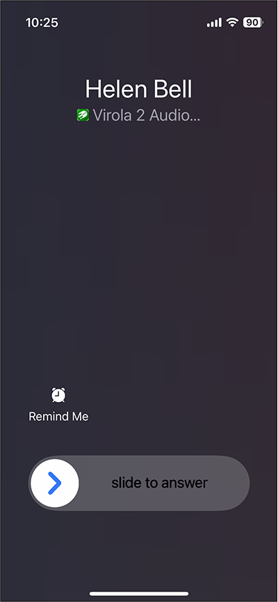 Native audio call push notification Native audio call push notification