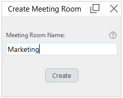 Chat room name Chat room name