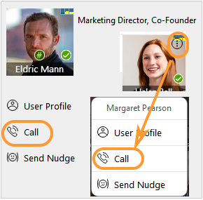 Chat room call Chat room call